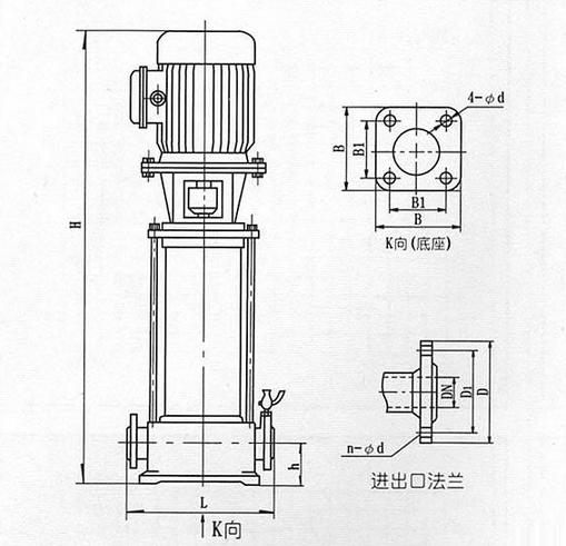 XBD-S卧式消防泵结构图