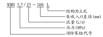 XBD-L型单级单吸消防泵